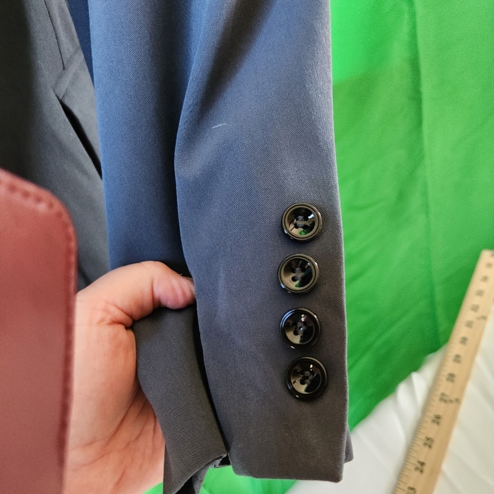 Man's Suit Grey Blazer - Picture 4 of 16